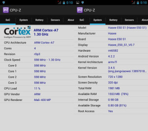 CPU-Z Hasee E50