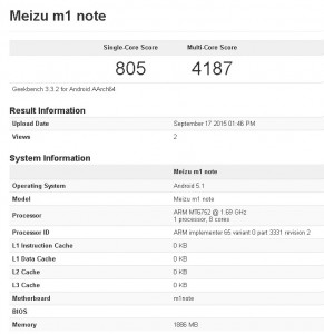 Geekbench MTK6752
