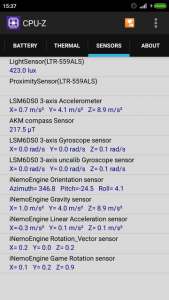 Redmi Note 4G DS Senzori