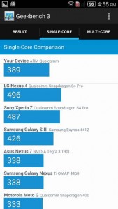 ZTE V5S Geekbench 3