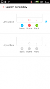 ZTE V5S Gestures